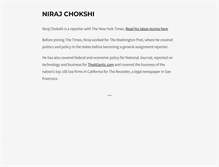 Tablet Screenshot of nirajc.com